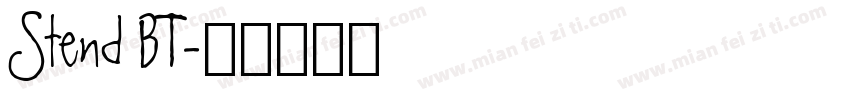 Stend BT字体转换